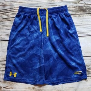 ❌Sold❌Under Armour M Youth blue shorts